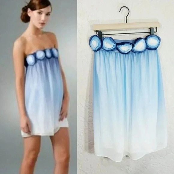 ISO ALICE AND OLIVIA OMBRÉ DRESS - Picture 1 of 1